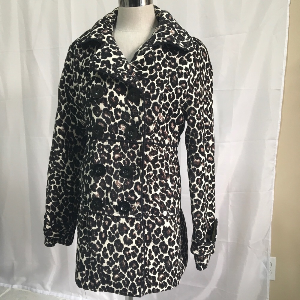day trip animal print coat